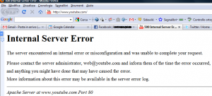 errore youtube internal server error errore youtube internal server error